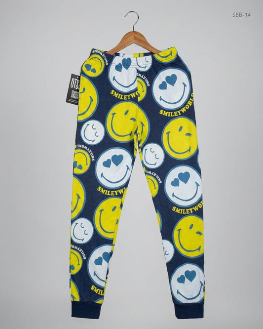 Preloved Premium Boys Summer Bottoms by SMILEY WORLD, Blue Cotton for Boys - OTS Thrift Shop Lahore Pakistan