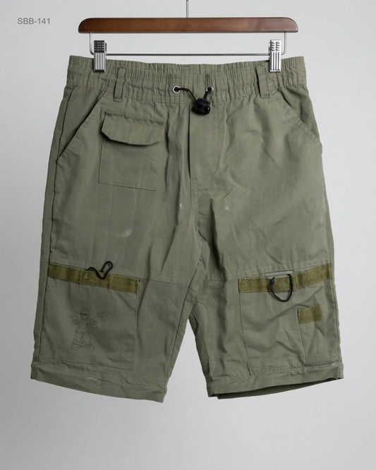 Preloved Premium Boys Summer Bottoms by CUT LABEL, Green Polyester for Boys - OTS Thrift Shop Lahore Pakistan