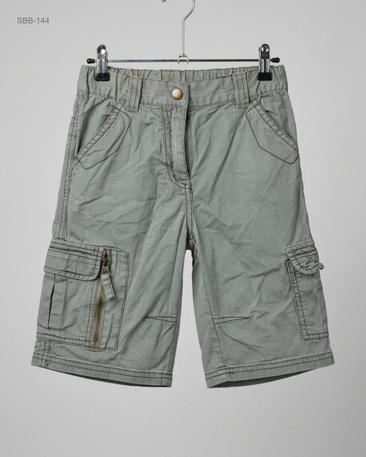 UK Imported secondhand Boys Summer Bottoms - CUT LABEL brand, Green Cotton, Excellent condition, for Boys - Online Thrift Store Islamabad Pakistan