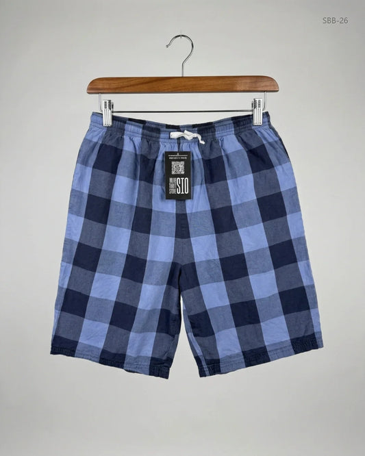 Secondhand Branded Boys Summer Bottoms by Next, BLUE Cotton fabric, Premium condition, for Boys - Online Thrift Shop Islamabad Pakistan