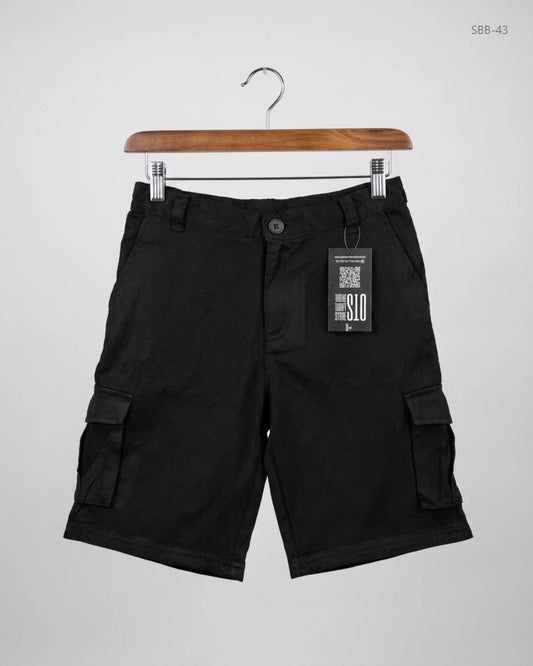 Preloved Premium Boys Summer Bottoms by George, Black Cotton for Boys - OTS Thrift Shop Lahore Pakistan