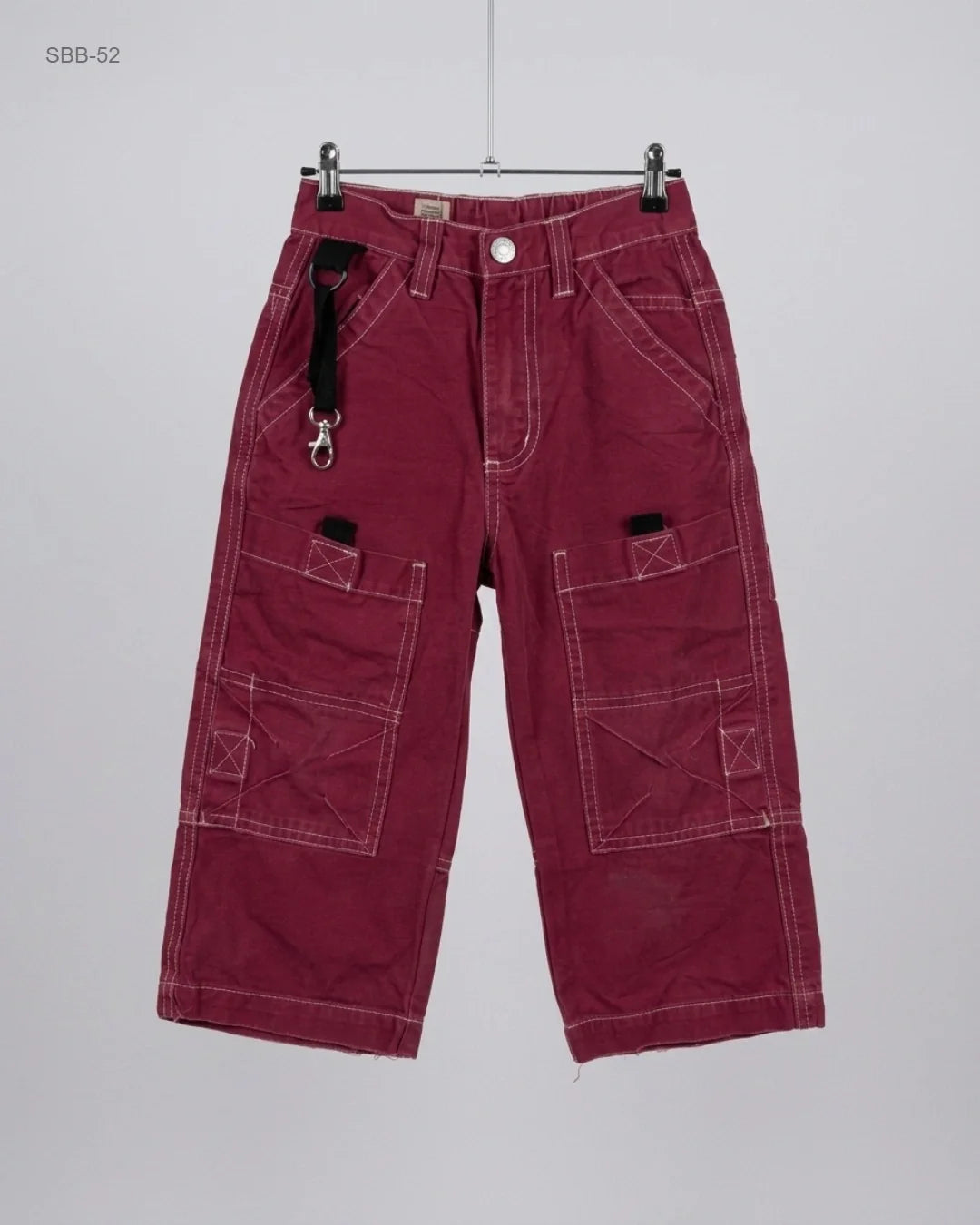 Excellent Condition Boys Summer Bottoms | Preloved TIK&TAK | Burgundy Red Cotton | Thrift Shop for Boys Peshawar Pakistan | OTS