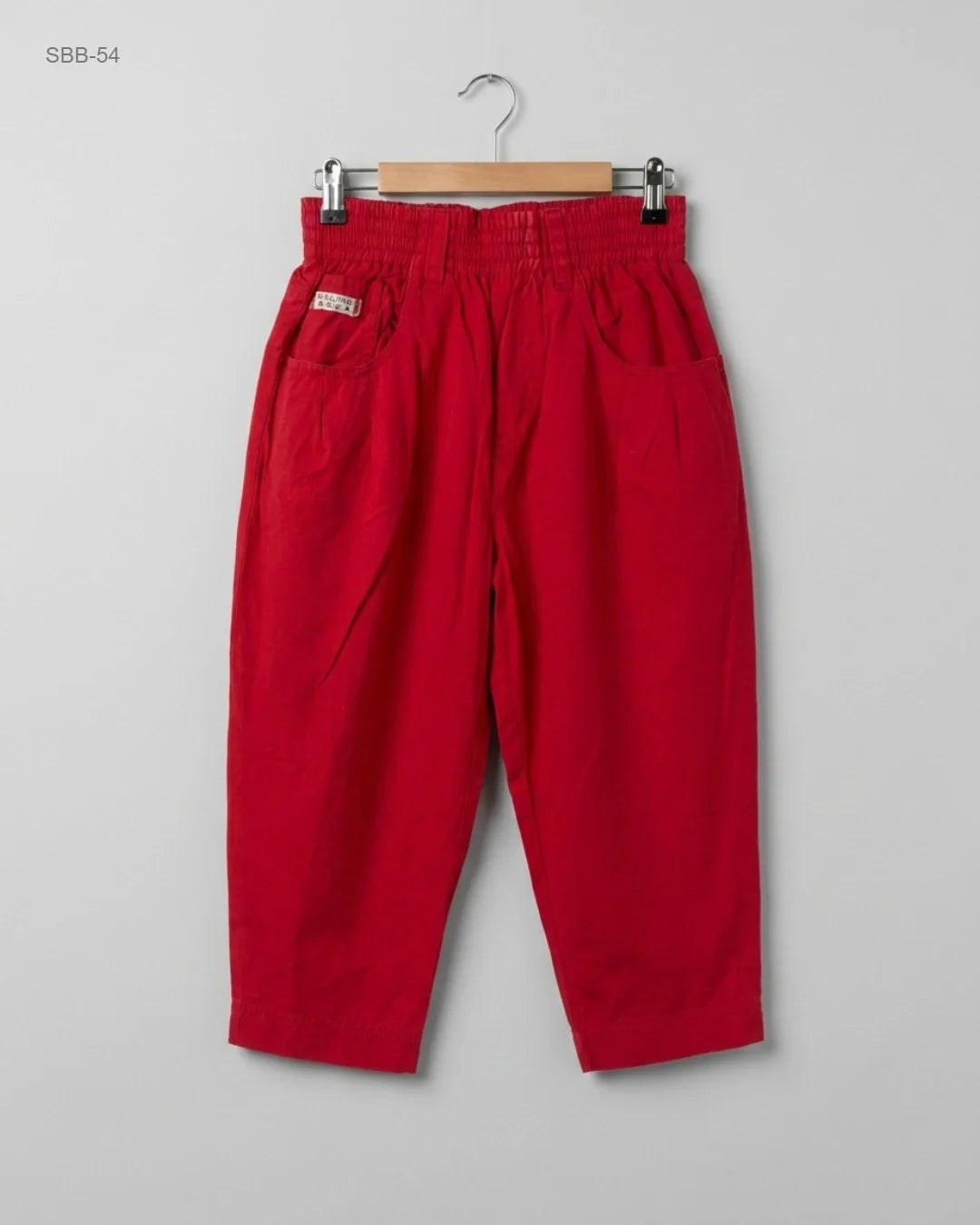 Boys Summer Bottoms | MILLE METRO | Preloved Branded | Red Cotton | Premium | OTS Thrift Store Karachi Pakistan