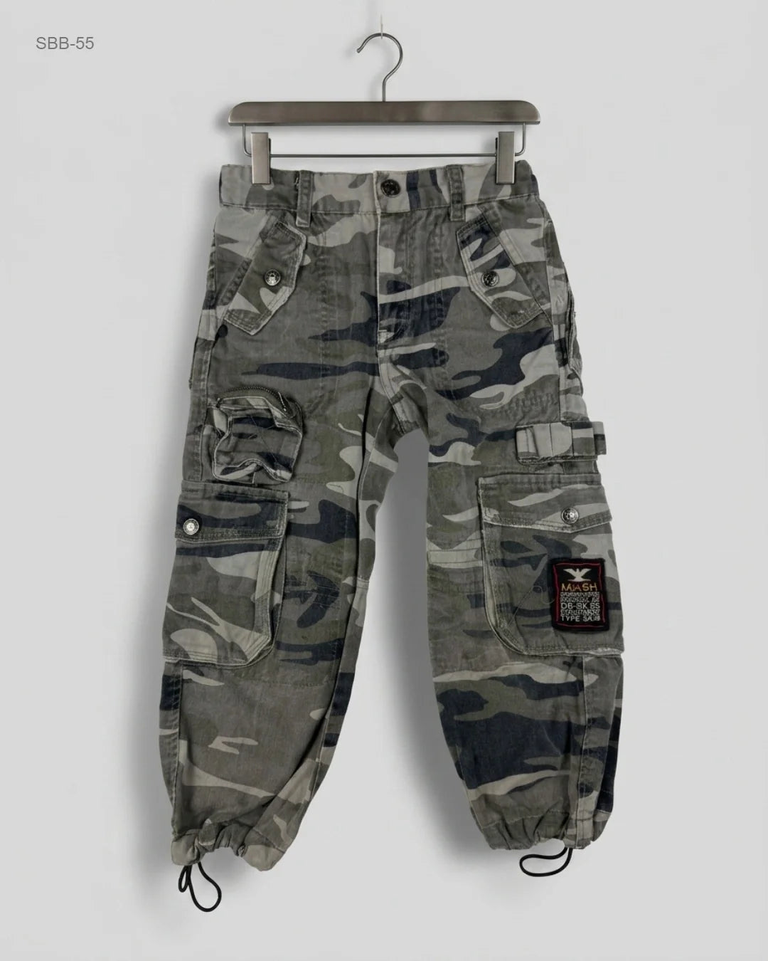 Shop Excellent Boys Summer Bottoms by MASH | Preloved Branded Clothes | Army Green Cotton | Boys | OTS Thrift Store Karachi Pakistan