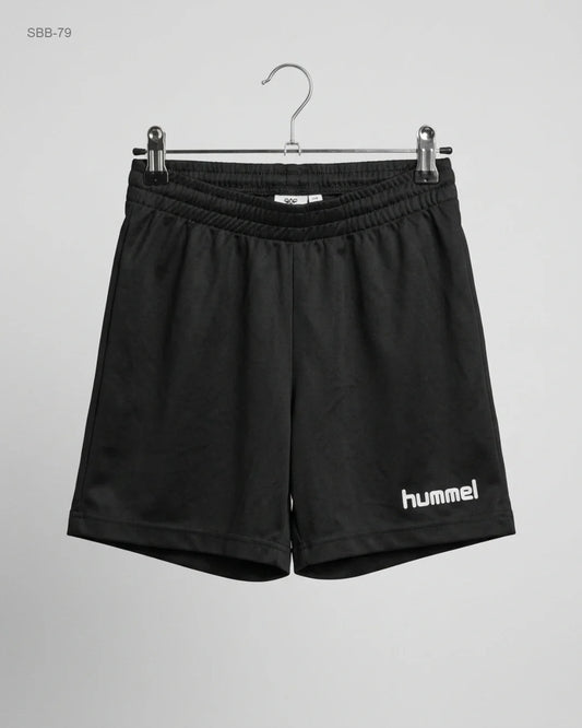 Preloved Premium Boys Summer Bottoms by HUMMEL, Black Polyester for Boys - OTS Thrift Shop Lahore Pakistan
