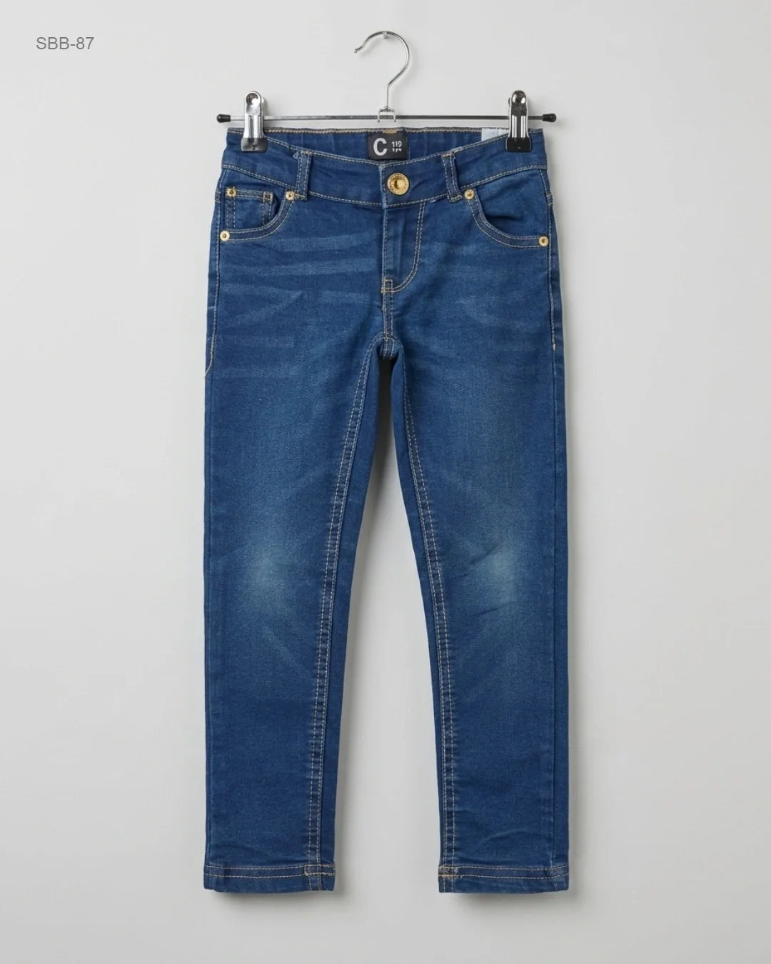 UK Imported secondhand Boys Summer Bottoms - C brand, Blue JEANS, Premium condition, for Boys - Online Thrift Store Karachi Pakistan