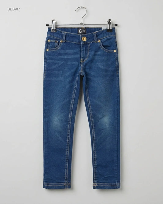 UK Imported secondhand Boys Summer Bottoms - C brand, Blue JEANS, Premium condition, for Boys - Online Thrift Store Karachi Pakistan