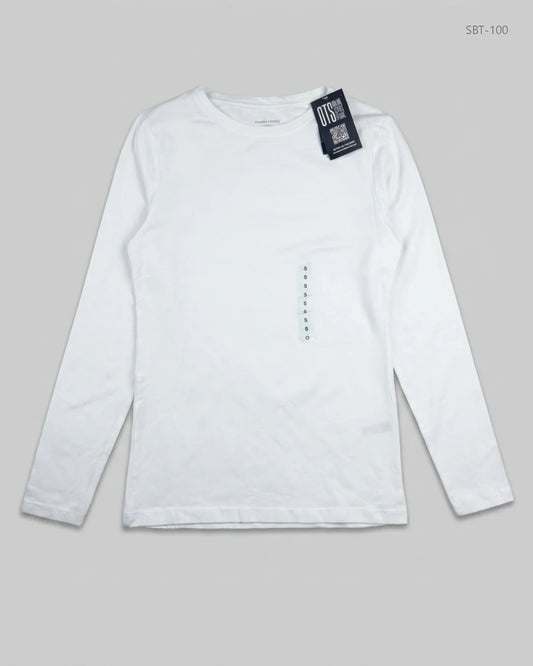 Preloved Premium Plus Boys Summer Tops by DUNNES, White Polyester for Boys - OTS Thrift Shop Karachi Pakistan