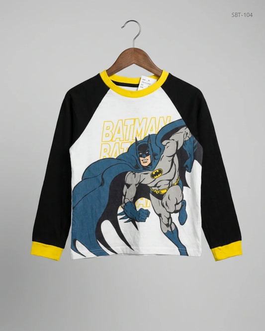 Secondhand Branded Boys Summer Tops by BATMAN, Gray Cotton fabric, Premium condition, for Boys - Online Thrift Shop Karachi Pakistan