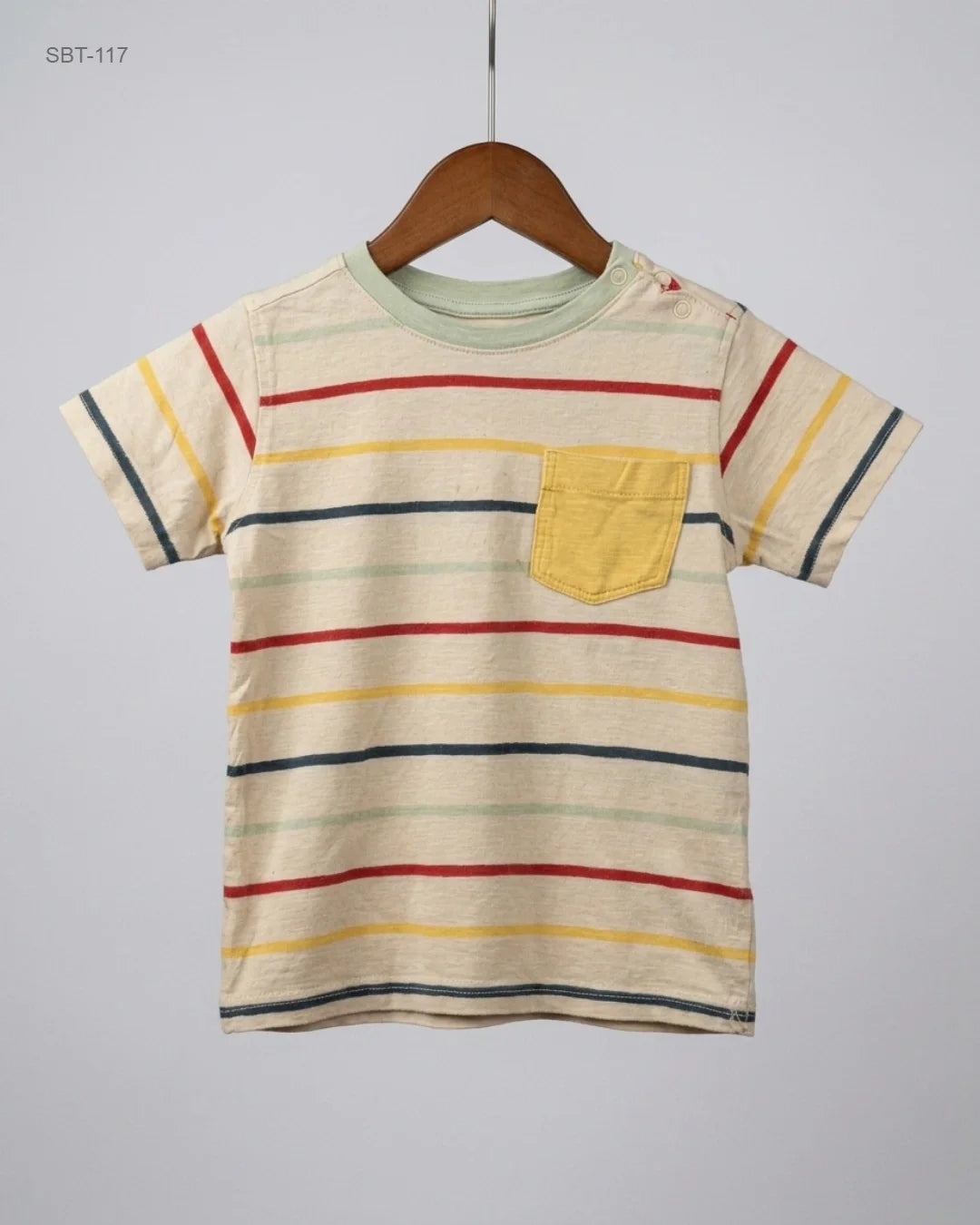 Preloved Premium Boys Summer Tops by MOTHER CARE, Yellow Cotton for Boys - OTS Thrift Shop Karachi Pakistan