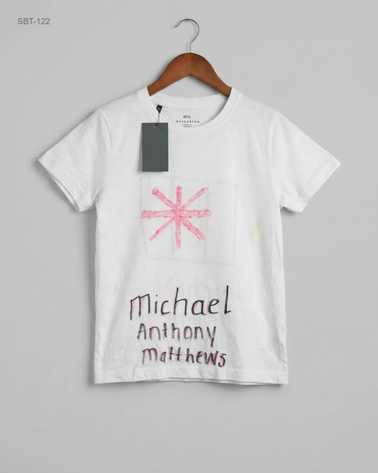Boys Summer Tops | JUNIORS | Preloved Branded | White Cotton | Premium | OTS Thrift Store Lahore Pakistan