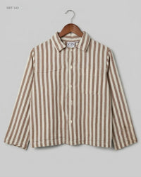 VRS (SBT-143) Vertical Striped Button-Down Shirt