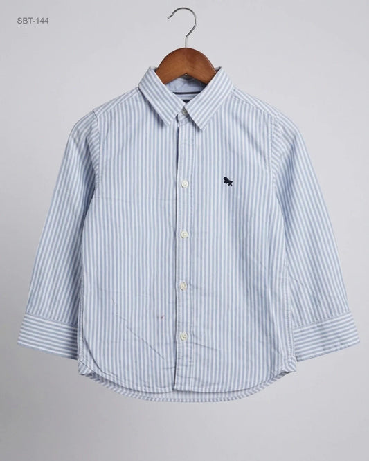 UK Imported secondhand Boys Summer Tops - H&M brand, Blue Cotton, Premium condition, for Boys - Online Thrift Store Lahore Pakistan
