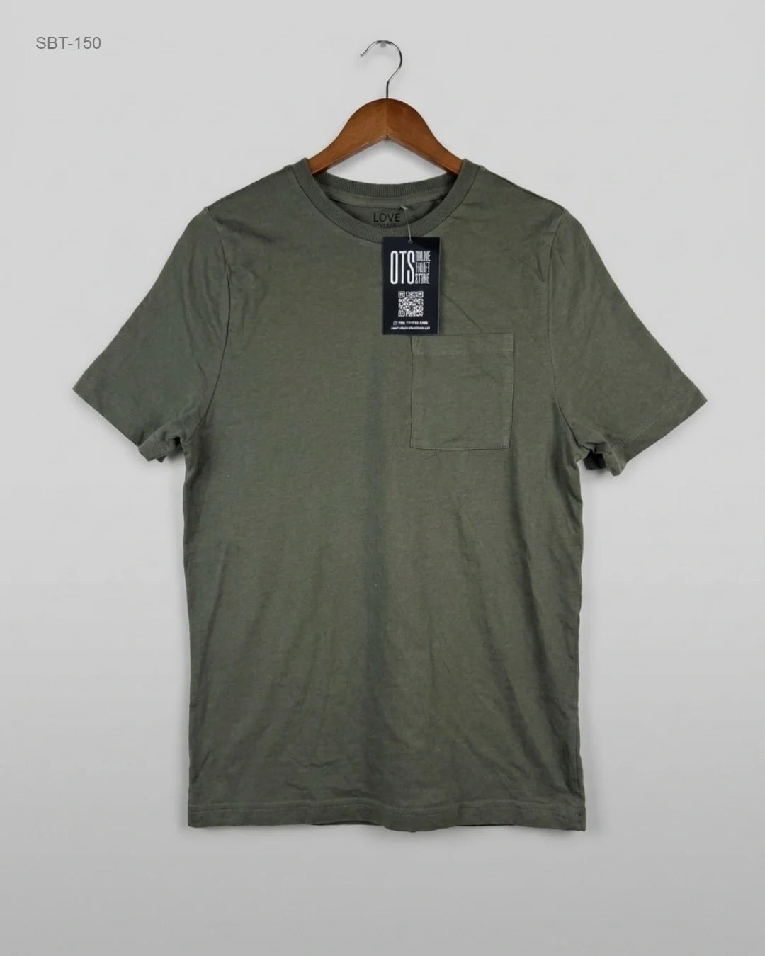 UK Imported secondhand Boys Summer Tops - F&F brand, OLIVE GREEN Cotton, Premium condition, for Boys - Online Thrift Store Lahore Pakistan
