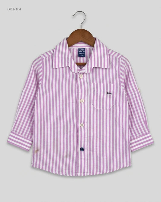 Boys Summer Tops | PAPER MOON | Preloved Branded | Pink Cotton | Premium | OTS Thrift Store Peshawar Pakistan
