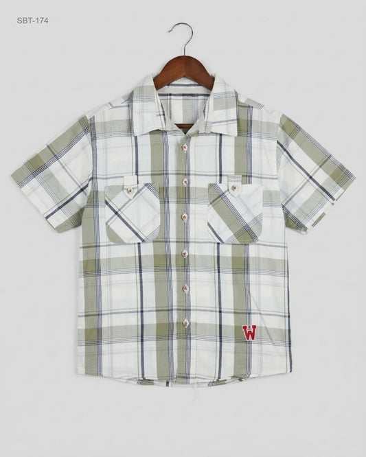 Boys Summer Tops | DUNNES STORE | Preloved Branded | OLIVE GREEN Cotton | Premium | OTS Thrift Store Islamabad Pakistan