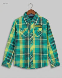 MY WEAR (SBT-175) Plaid Button-Up Shirt