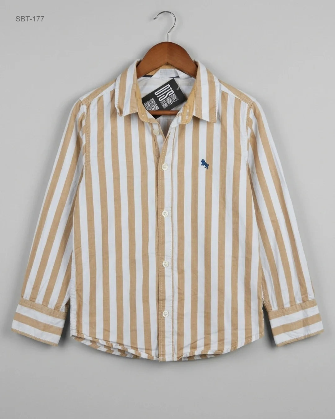 Preloved Premium Boys Summer Tops by H&M, Beige Cotton for Boys - OTS Thrift Shop Peshawar Pakistan