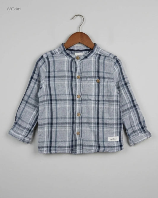Boys Summer Tops | NEWBIE | Preloved Branded | Gray Cotton | Premium | OTS Thrift Store Lahore Pakistan