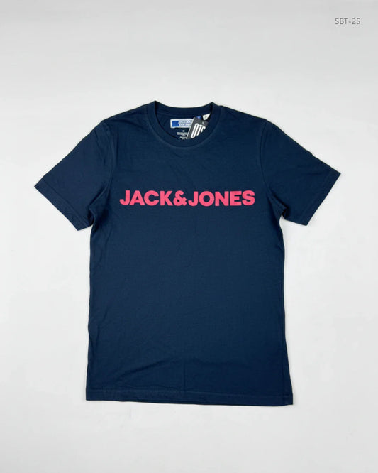 Secondhand Branded Boys Summer Tops by JACK&JONES, DarkBlue Cotton fabric, Premium condition, for Boys - Online Thrift Shop Karachi Pakistan