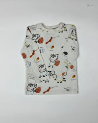 PEPPA PIG Off White Boys Summer Tops (SBT-31)