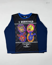 FIVE NIGHTS AT FREDDYS Black & Blue Boys Summer Tops (SBT-37)