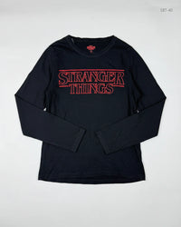 STRANGER THINGS Black Boys Summer Tops (SBT-40)
