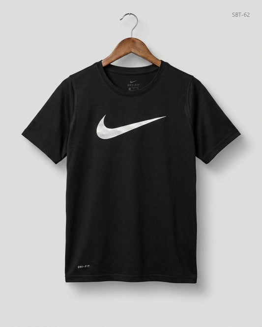 UK Imported secondhand Boys Summer Tops - NIKE brand, Black Cotton, Premium condition, for Boys - Online Thrift Store Islamabad Pakistan