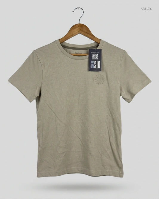 Secondhand Branded Boys Summer Tops by TU, Beige Cotton fabric, Premium condition, for Boys - Online Thrift Shop Islamabad Pakistan