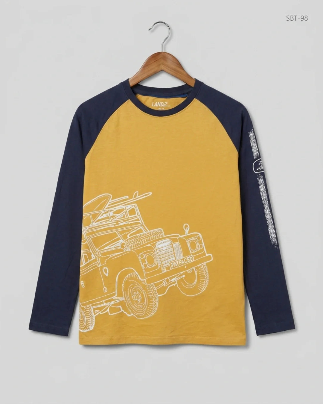 FATFACE (SBT-98) Yellow Boys Summer Tops