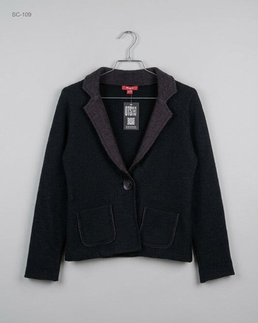 Short Cardigans | Monsoon | Preloved Branded | Black Wool | Excellent | OTS Thrift Store Lahore Pakistan
