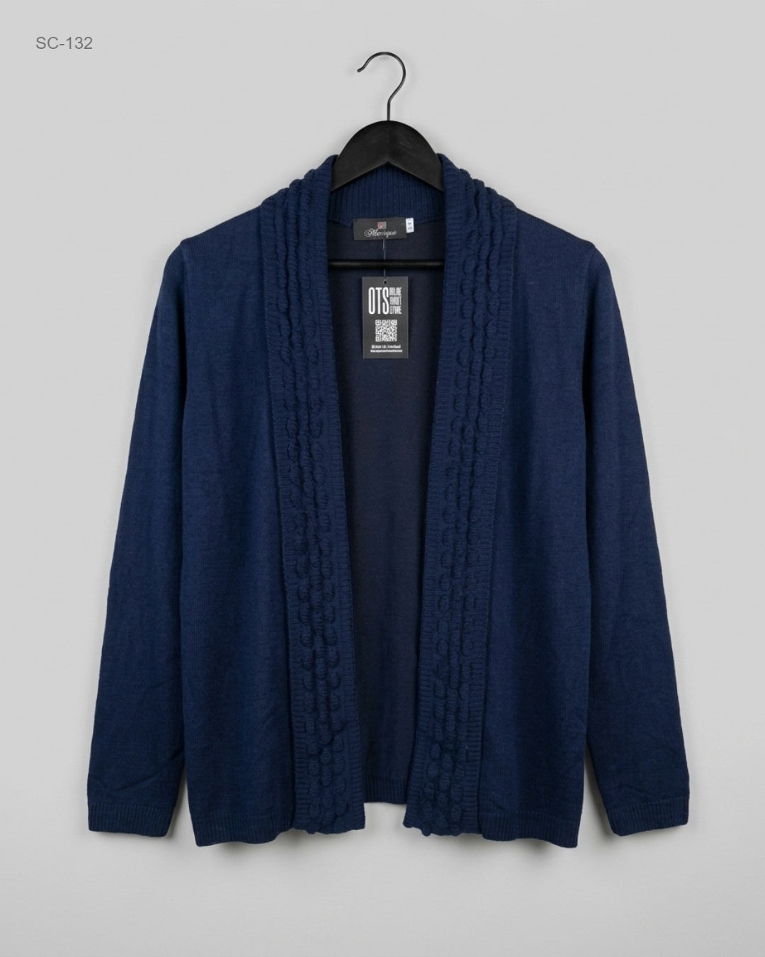 Premium Condition Short Cardigans | Preloved Monique | Blue Acrylic | Thrift Shop for Peshawar Pakistan | OTS