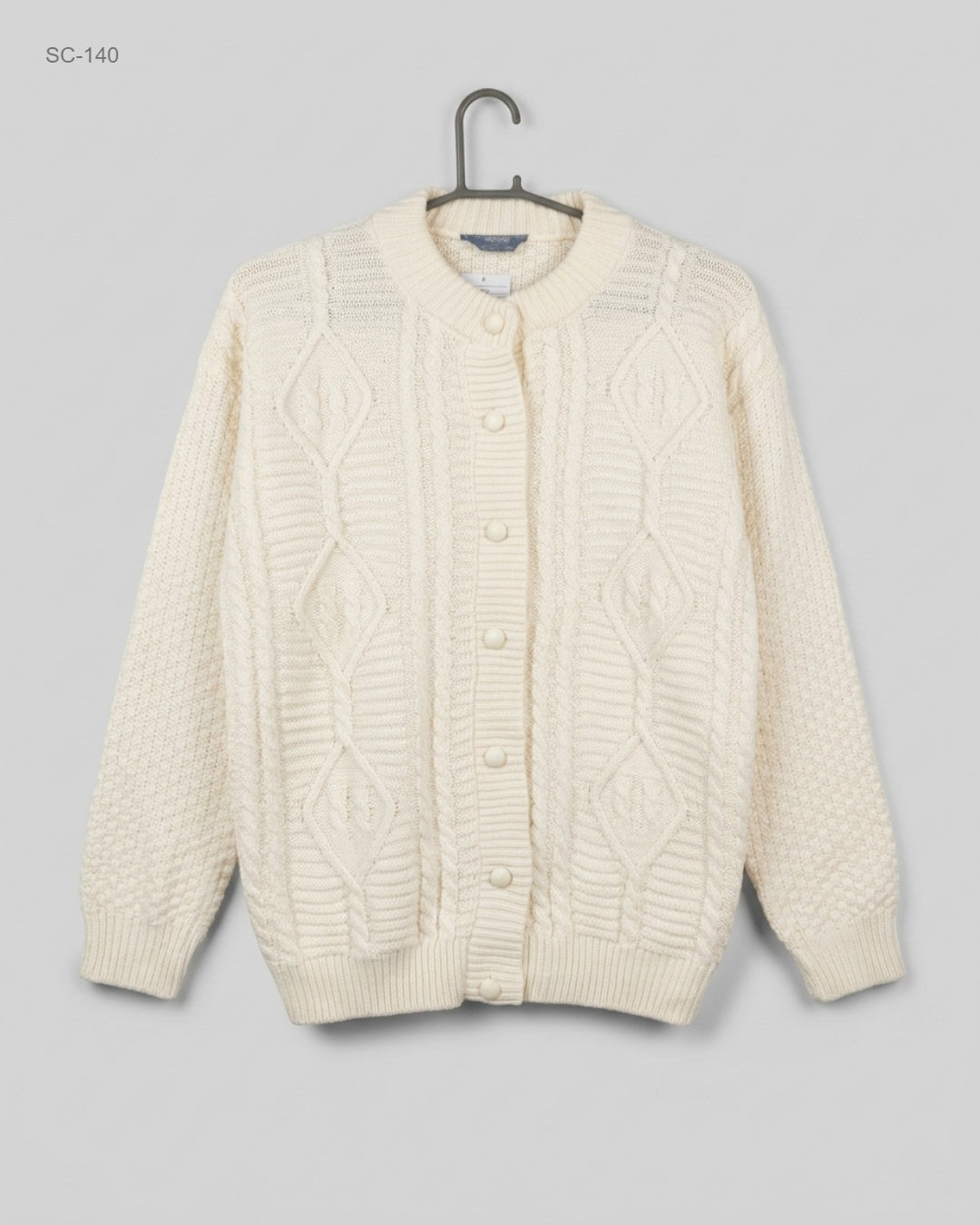 Preloved Premium Short Cardigans by Soft Wear, White Wool for - OTS Thrift Shop Lahore Pakistan