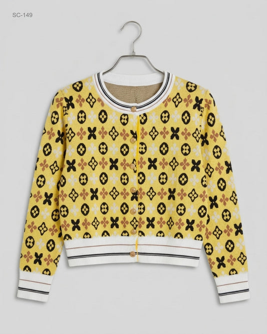 UK Imported secondhand Short Cardigans - CUT LABEL brand, Yellow Polyester, Premium condition, for - Online Thrift Store Islamabad Pakistan