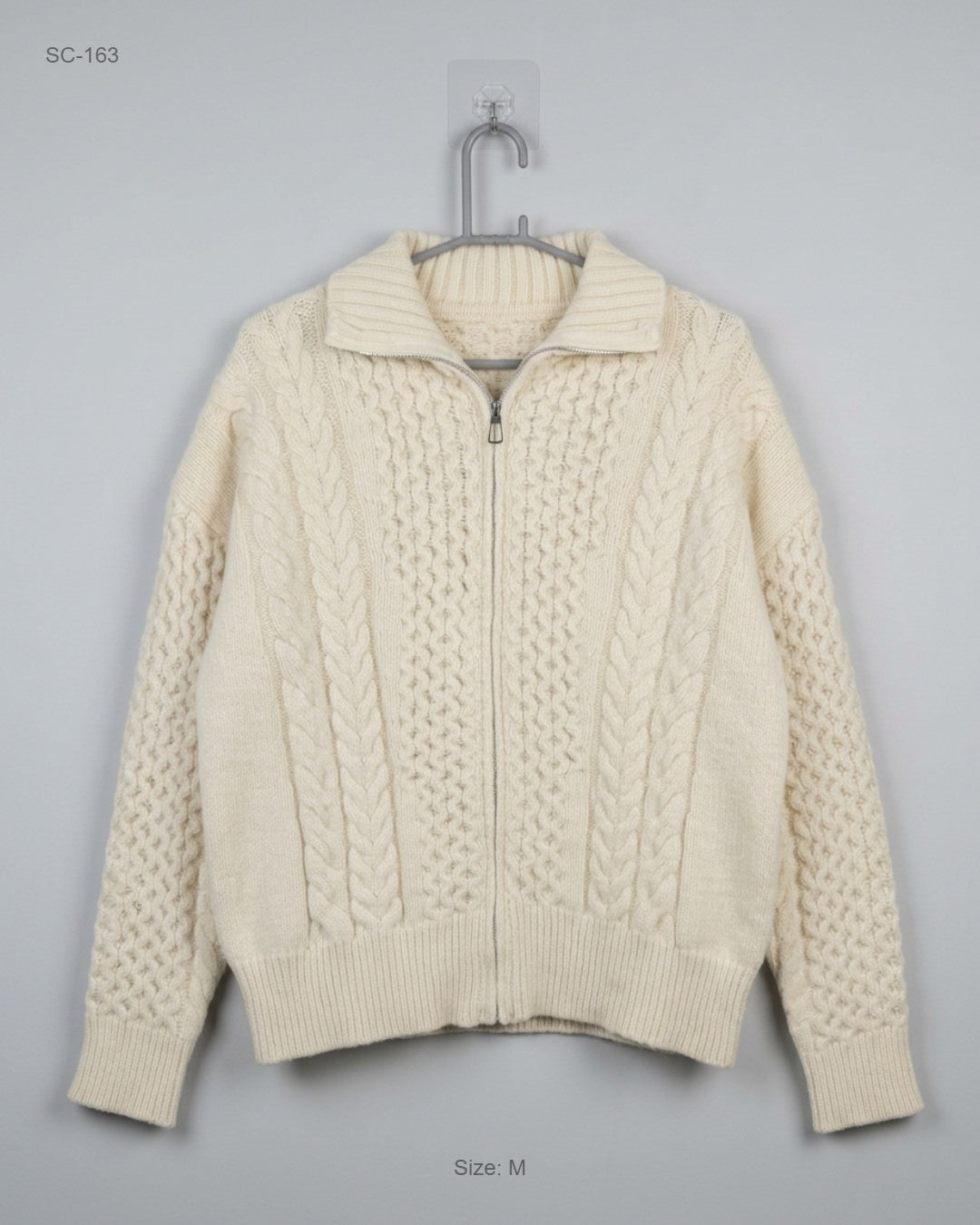 Short Cardigans | Unknown | Preloved Branded | Beige Polyester | Premium | OTS Thrift Store Lahore Pakistan