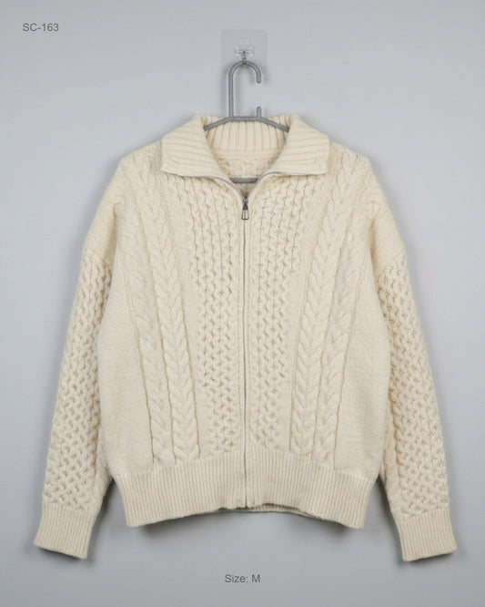 Short Cardigans | Unknown | Preloved Branded | Beige Polyester | Premium | OTS Thrift Store Lahore Pakistan