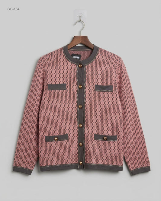 Preloved Premium Short Cardigans by CUT LABEL, Pink Cotton for - OTS Thrift Shop Islamabad Pakistan