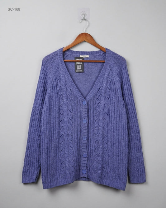 Shop Premium Short Cardigans by Marks & Spencer | Preloved Branded Clothes | Purple Acrylic | | OTS Thrift Store Islamabad Pakistan