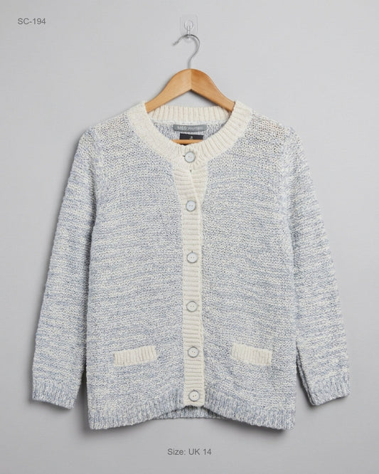 Short Cardigans | Marks & Spencer | Preloved Branded | OffWhite Wool | Premium | OTS Thrift Store Lahore Pakistan