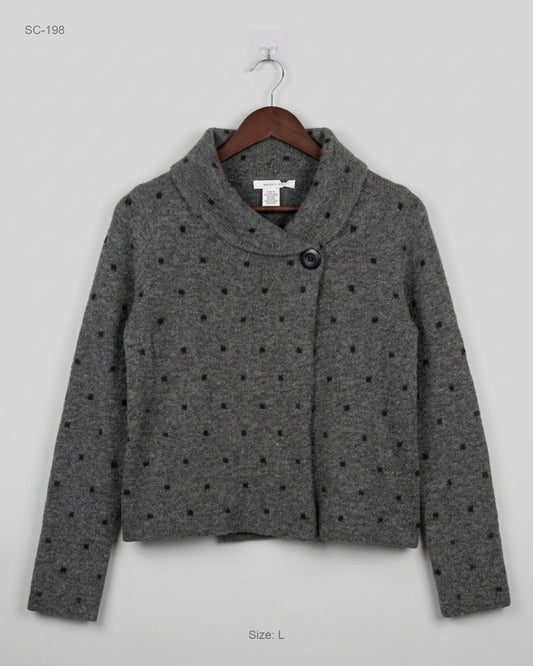 Premium Condition Short Cardigans | Preloved Max Studio | Gray Acrylic | Thrift Shop for Islamabad Pakistan | OTS
