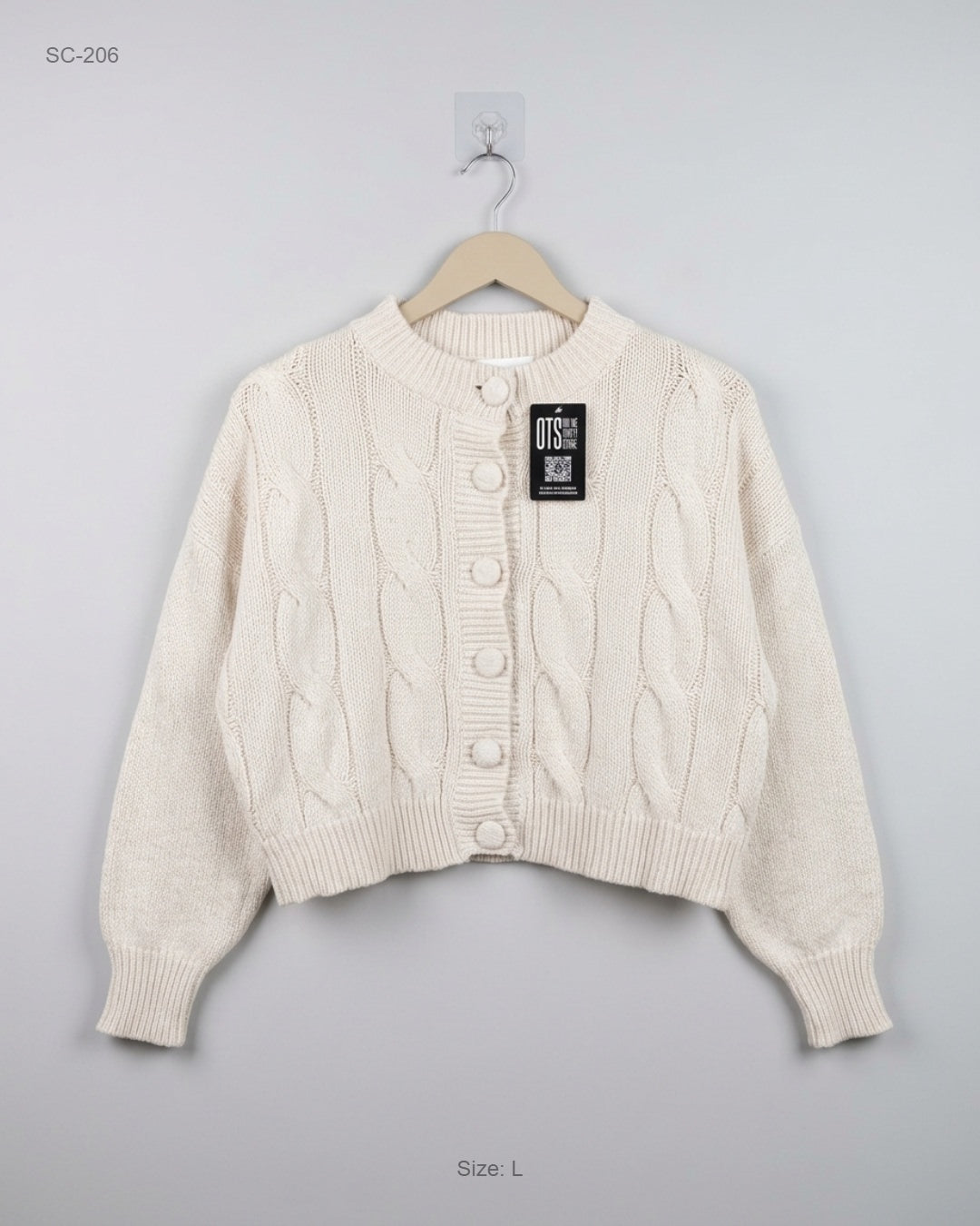 Premium Condition Short Cardigans | Preloved GALLERY | OffWhite Acrylic | Thrift Shop for Women Islamabad Pakistan | OTS