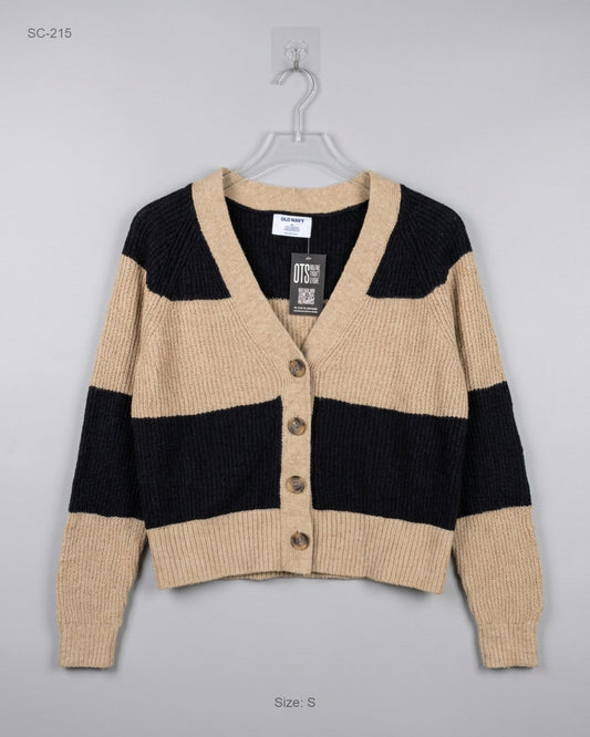 Short Cardigans | Old Navy | Preloved Branded | Beige Acrylic | Premium | OTS Thrift Store Peshawar Pakistan