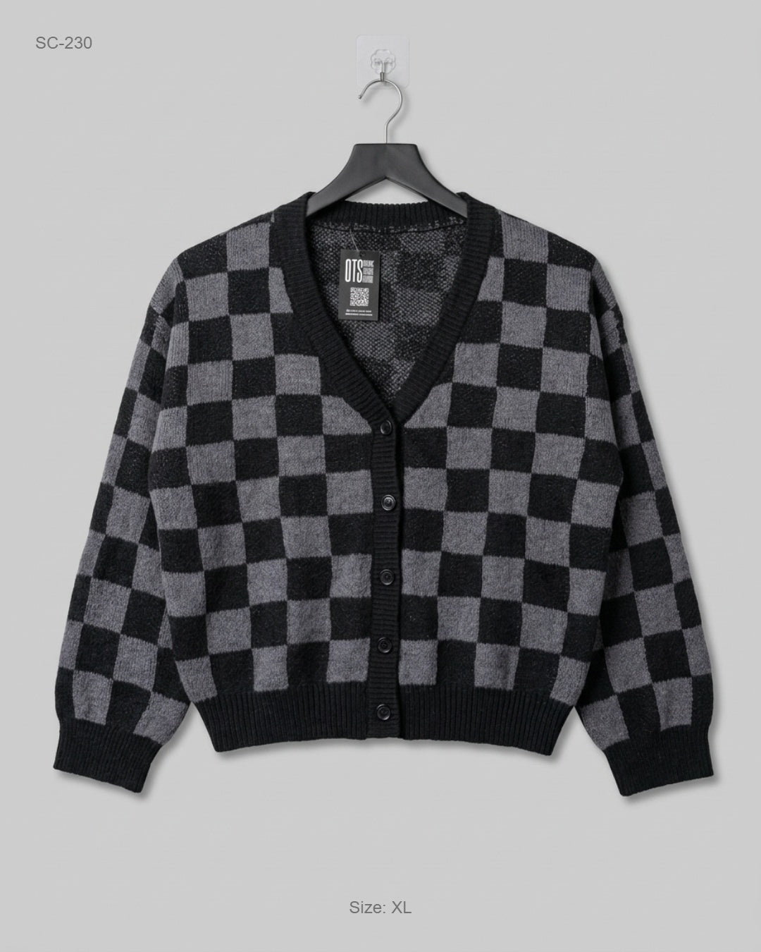 Secondhand Branded Short Cardigans by CUT LABEL, Gray Acrylic fabric, Premium condition, for Women - Online Thrift Shop Islamabad Pakistan