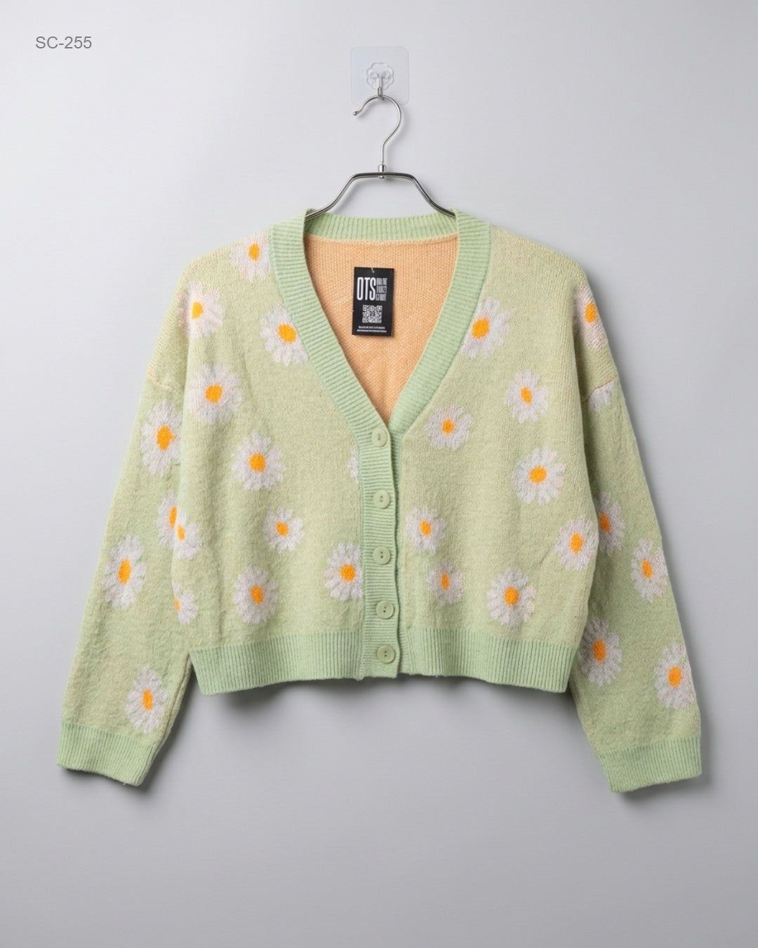 Secondhand Branded Short Cardigans by SHEIN, Green Acrylic fabric, Excellent condition, for Women - Online Thrift Shop Peshawar Pakistan