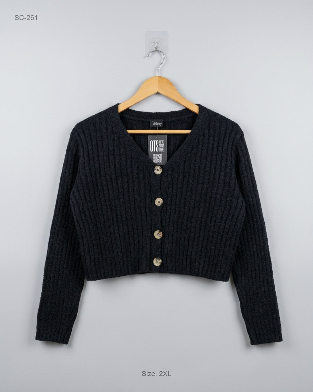 Shop Excellent Short Cardigans by Art Classic | Preloved Branded Clothes | Black Acrylic | Women | OTS Thrift Store Lahore Pakistan