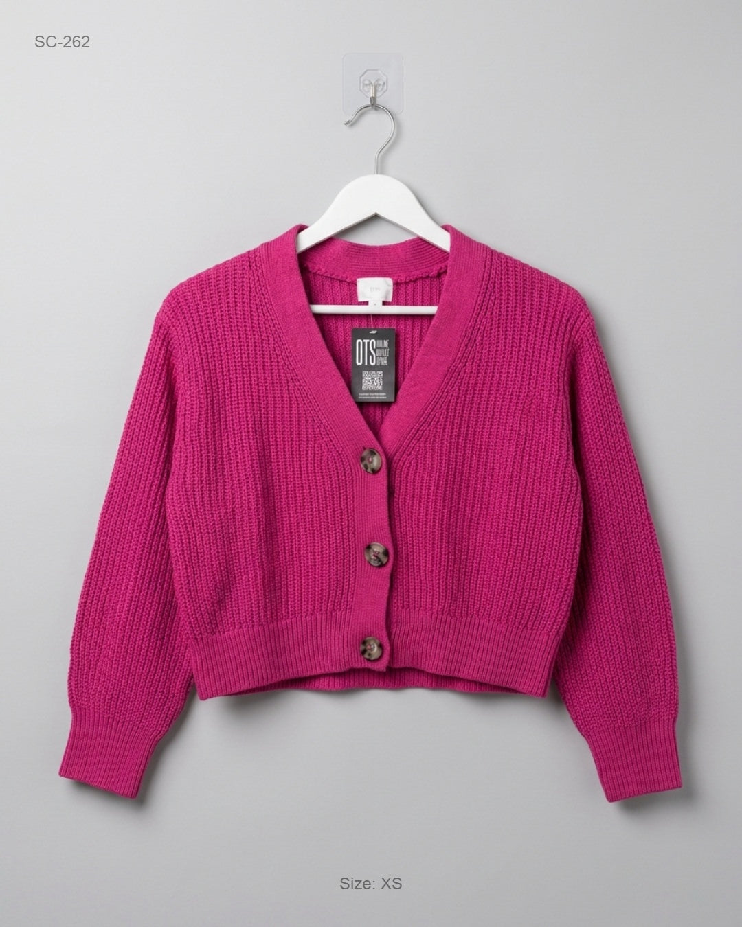 Premium Condition Short Cardigans | Preloved H&M | Pink Acrylic | Thrift Shop for Women Islamabad Pakistan | OTS