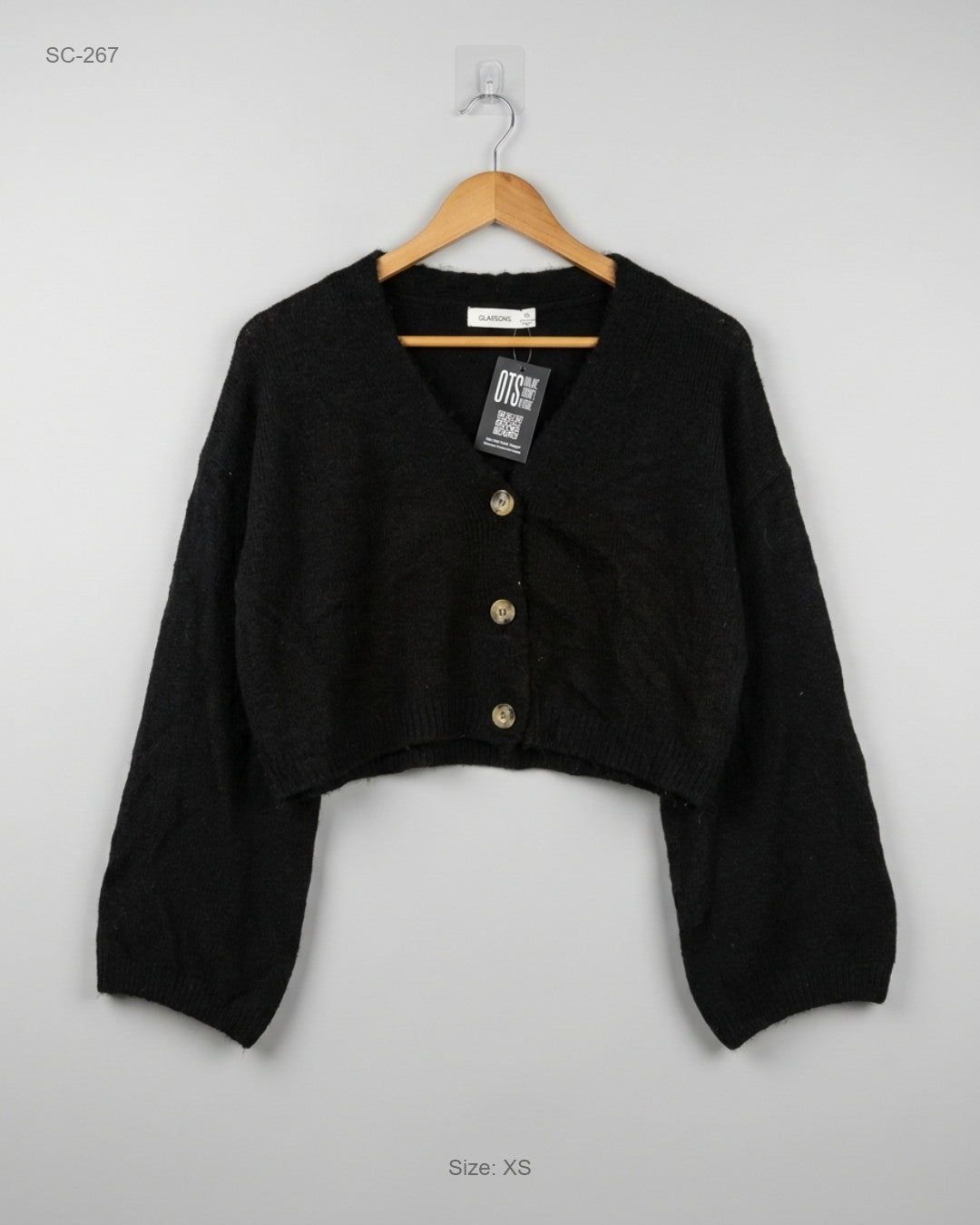 Glassons (SC-267) Cropped Knit Cardigan