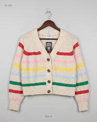 Old Navy (SC-283) Striped Boxy Cardigan