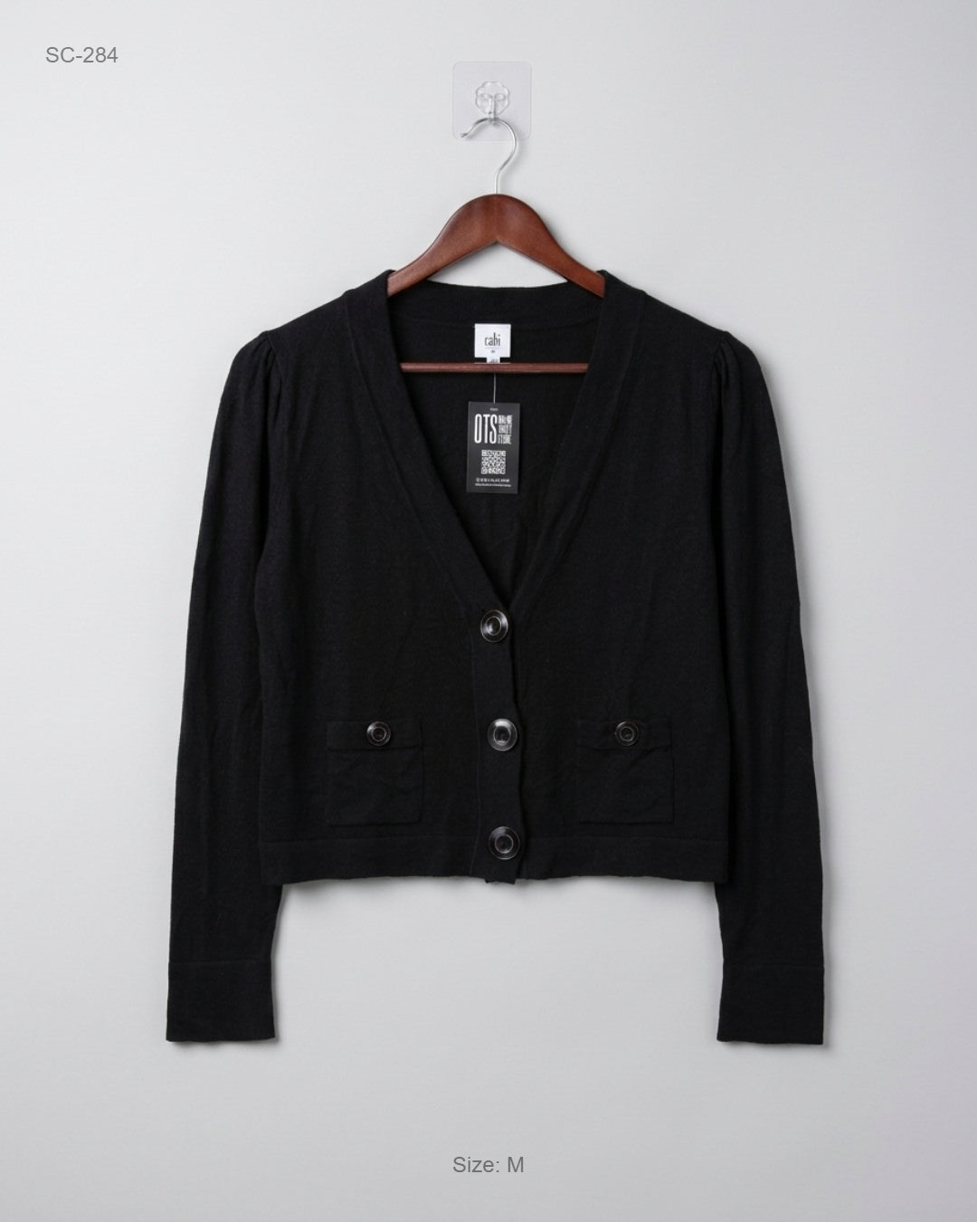 Cabi (SC-284) Cropped V-Neck Cardigan