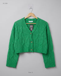 Primark (SC-289) Cropped Cable-Knit Cardigan